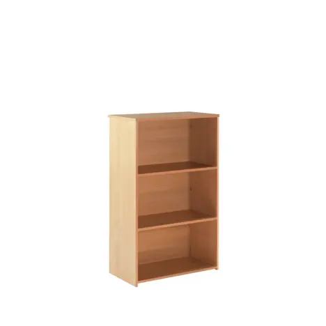 Bookcase (Solid Back Panels) - 1200 - Beech